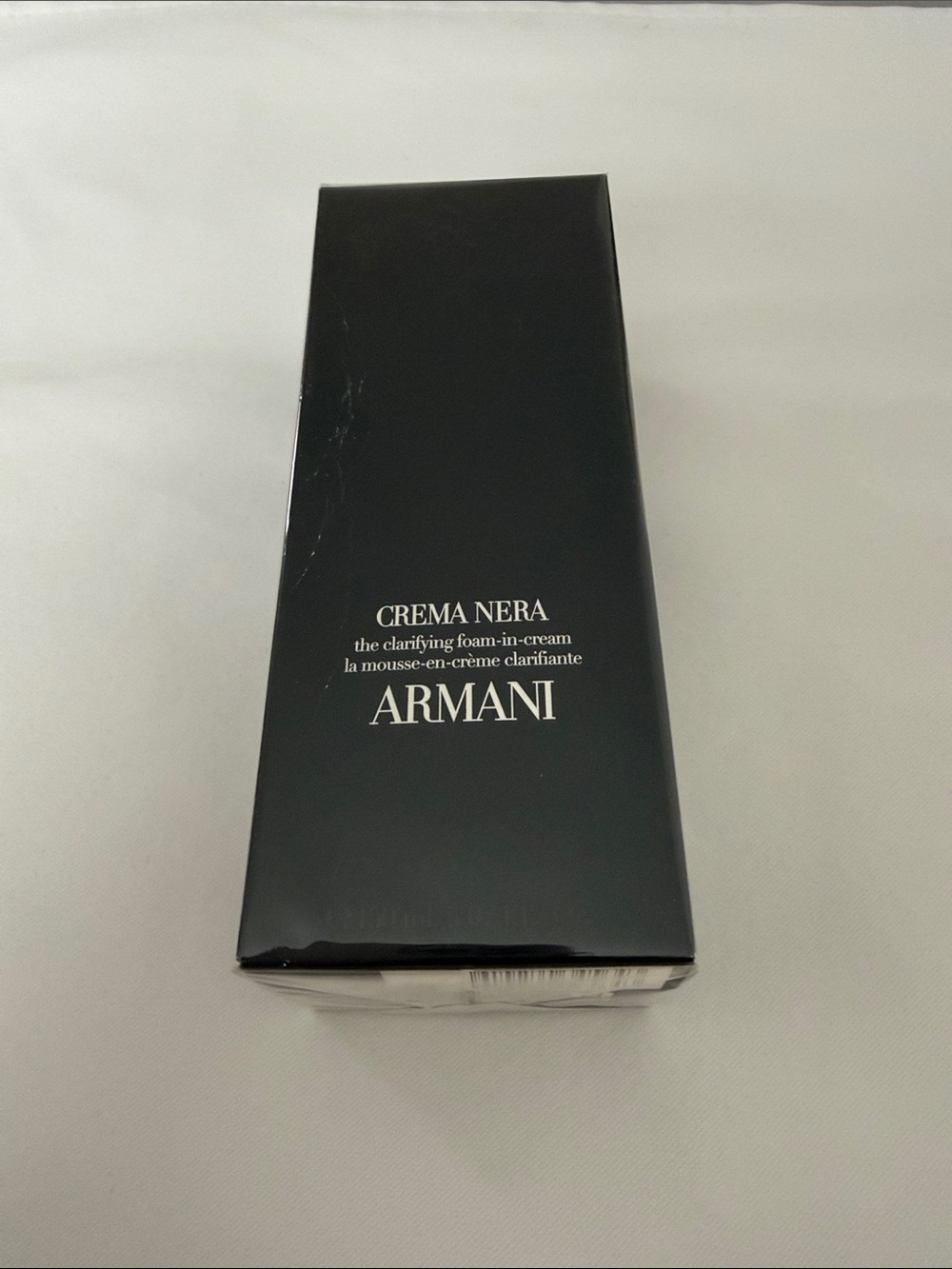 Giorgio Armani Crema Nera Men's Cleanser in Black